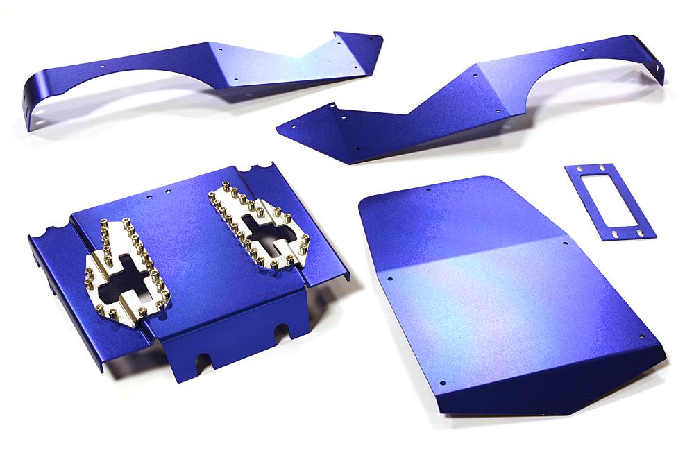 C27672BLUE Aluminum Alloy Body Panel Kit for Axial 1/10 Wraith 2.2 Rock Racer - Image 1