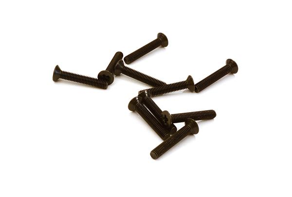 C27680 M2.6 x 16 Steel Flat Head Phillips Type - Machine (10pcs) - Image 1