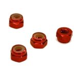 Color M4 Size Aluminum Locknut 4pcs