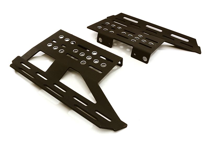 C27799BLACK Alloy Side Plates, Side Steps for Axial 1/10 SCX10 II Scale Crawler - Image 1