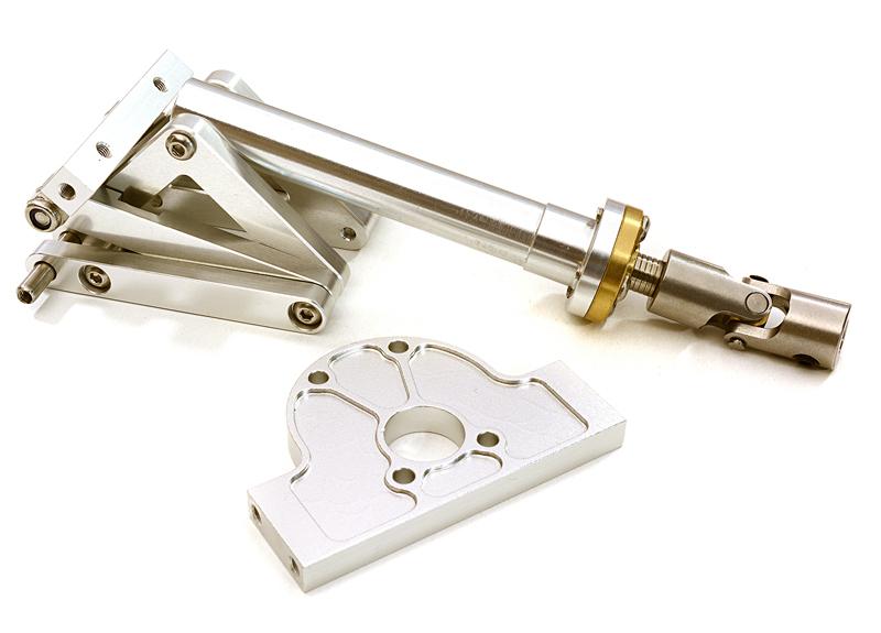 C27800SILVER Tipper Lifting Mechanism w/ Universal & Mount for Custom 1/14 Semi-Tractor Truck - Image 1