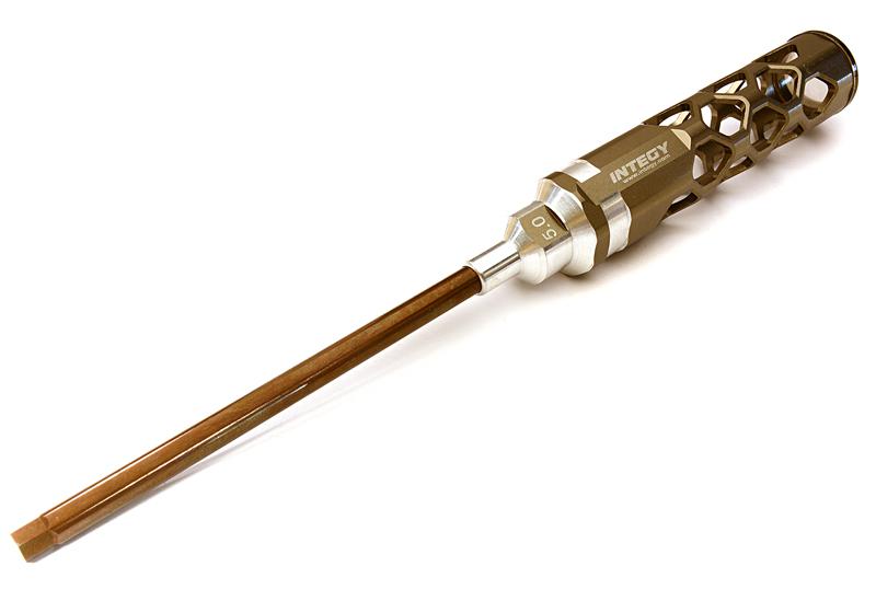 C27822GREY Precision Tool Allen Hex Wrench 5mm with 120mm Shank - Image 1