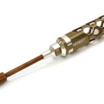 Precision 7mm Nut Driver with 100mm Shank in Grey for Mechanical Use