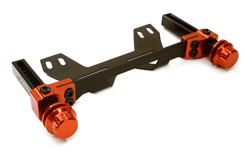 C27860RED Extended Front Body Mount & Post Set for Traxxas Stampede 2WD 3614 - Image 1