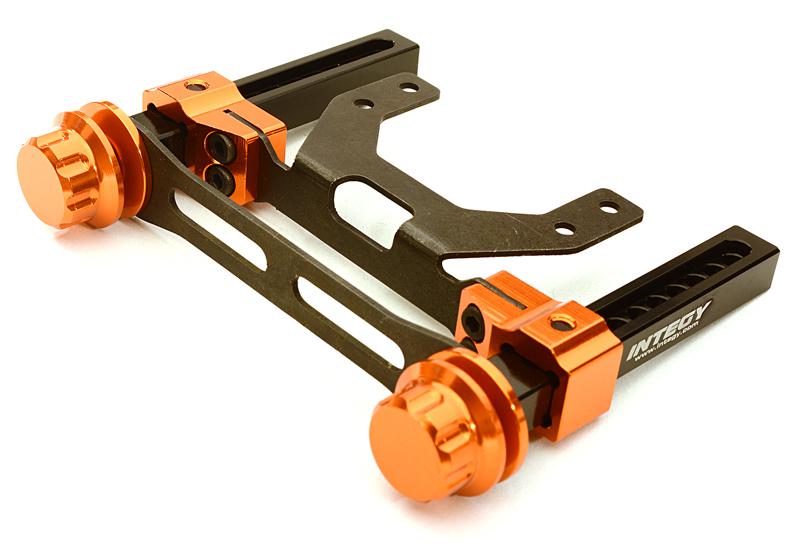 C27867ORANGE Rear Body Mount & Adjustable Post Set for Traxxas 1/10 Bigfoot 2WD Model 36084-1 - Image 1