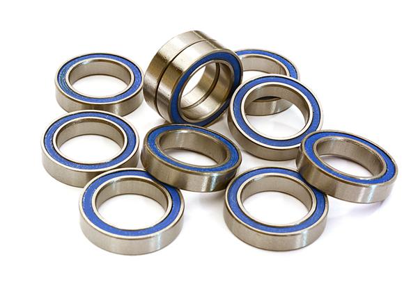 C27879 Low Friction Blue Rubber Sealed Ball Bearings (10) 12x18x4mm for RC Vehicles - Image 1