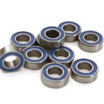 Low Friction Blue Rubber Sealed Ball Bearings (10) 6x12x4mm for RC Vehicles