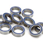 Low Friction Blue Rubber Sealed Ball Bearings (10) 10x15x4mm for RC Vehicles