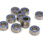 Low Friction Blue Rubber Sealed Ball Bearings (10) 5x10x4mm for RC Vehicles