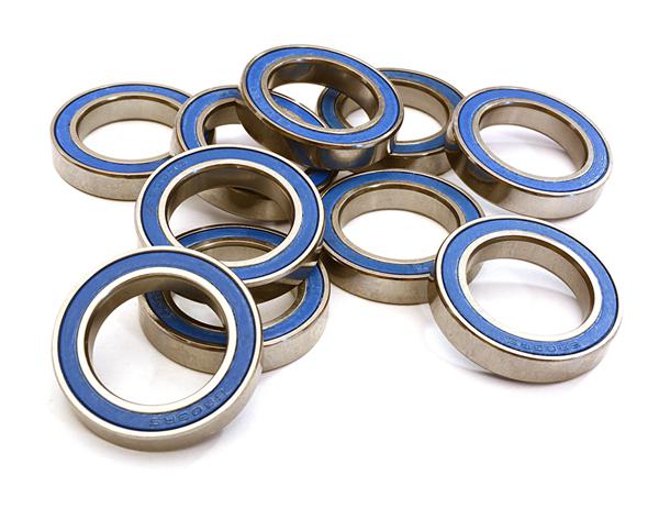 C27887 Low Friction Blue Rubber Sealed Ball Bearings (10) 17x26x5mm for RC Vehicles - Image 1