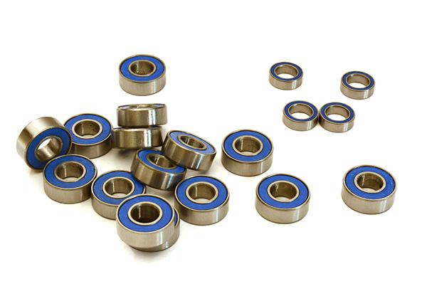 C27891 Low Friction Blue Rubber Sealed Bearings (19) Set for Traxxas 1/10 Slash 2WD - Image 1