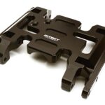 Machined Alloy Center Skid Plate for Axial SCX10 II w/ LCG Transfer Case - Black