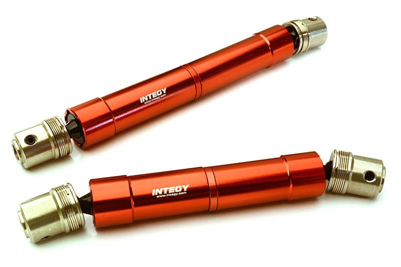 C27926RED Billet Machined Center Drive Shafts for Traxxas TRX-4 Crawler (12.8-inch WB) - Image 1