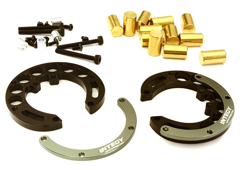 C27939GUN Portal Axle Counterweight Add-On (2) for Traxxas TRX-4 Scale & Trail Crawler - Image 1