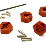 12mm Hex Wheel (4) Hub 6mm Thick for Traxxas 1/10, Axial, Tamiya, Drift & TC