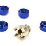 Realistic Billet Machined M4 Size Wheel Nut for Traxxas 1/10