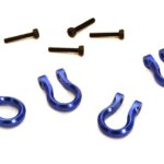 Realistic 1/10 Bow Shackle (4) for Off-Road Trail Rock Crawling