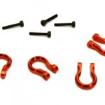 Realistic 1/10 Bow Shackle (4) for Off-Road Trail Rock Crawling