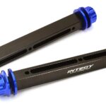 Adjustable Front Body Post Set Blue for 1/10 Scale E-Maxx Brushless Truck 4917R