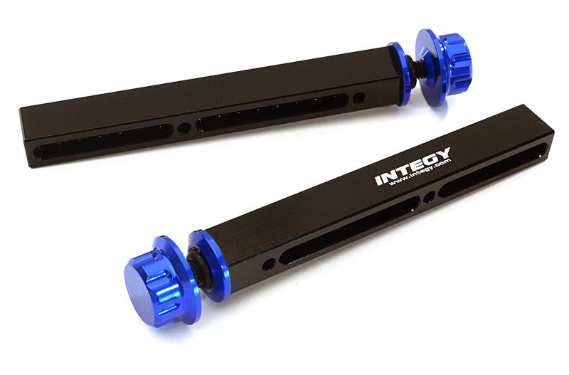 C27965BLUE Adjustable Front Body Post Set for Traxxas 1/10 Scale Summit - Image 1