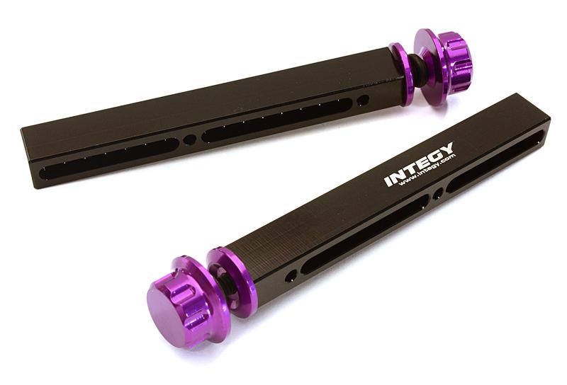 C27965PURPLE Adjustable Front Body Post Set for Traxxas 1/10 Scale Summit - Image 1