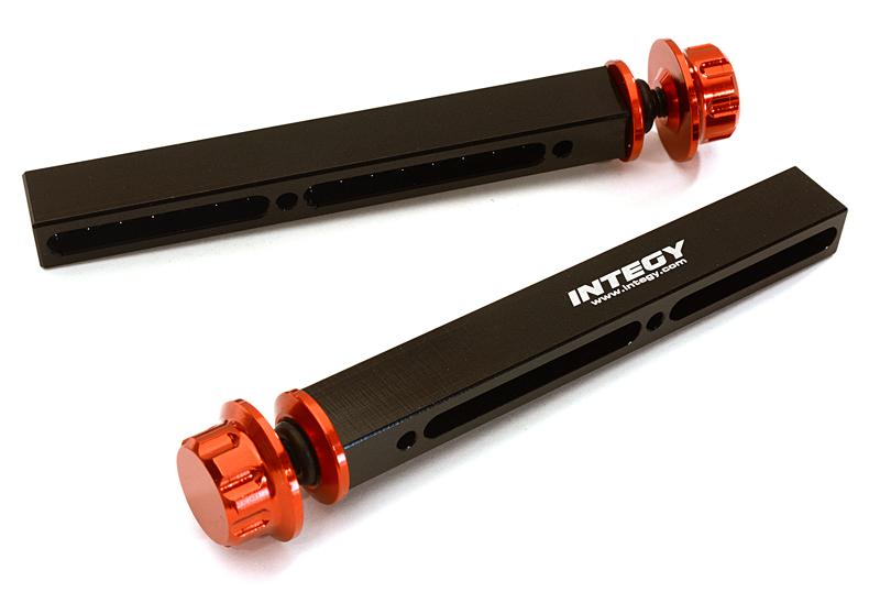 C27965RED Adjustable Front Body Post Set for Traxxas 1/10 Scale Summit - Image 1