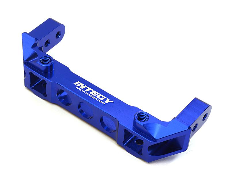 C27970BLUE Billet Machined Alloy Front Bumper Mount for Traxxas TRX-4 Scale & Trail Crawler - Image 1