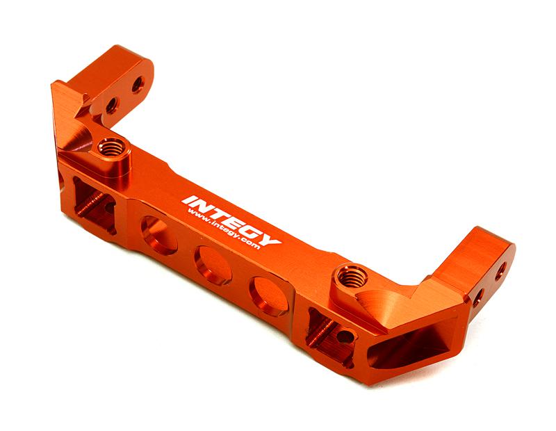 C27970RED Billet Machined Alloy Front Bumper Mount for Traxxas TRX-4 Scale & Trail Crawler - Image 1