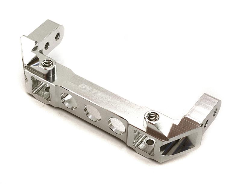 C27970SILVER Billet Machined Alloy Front Bumper Mount for Traxxas TRX-4 Scale & Trail Crawler - Image 1