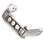 Machined Alloy Silver Rear Bumper Mount for Traxxas TRX-4 Scale & Trail Crawler