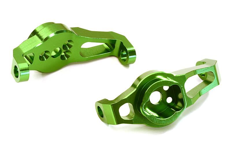 C27973GREEN Billet Machined Alloy Caster Blocks for Traxxas TRX-4 Scale & Trail Crawler - Image 1