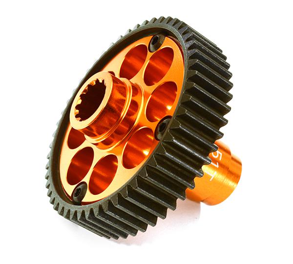 C27983ORANGE Machined Metal Transmission Output Gear 51T for Traxxas X-Maxx 4X4 (6S only)7784 - Image 1