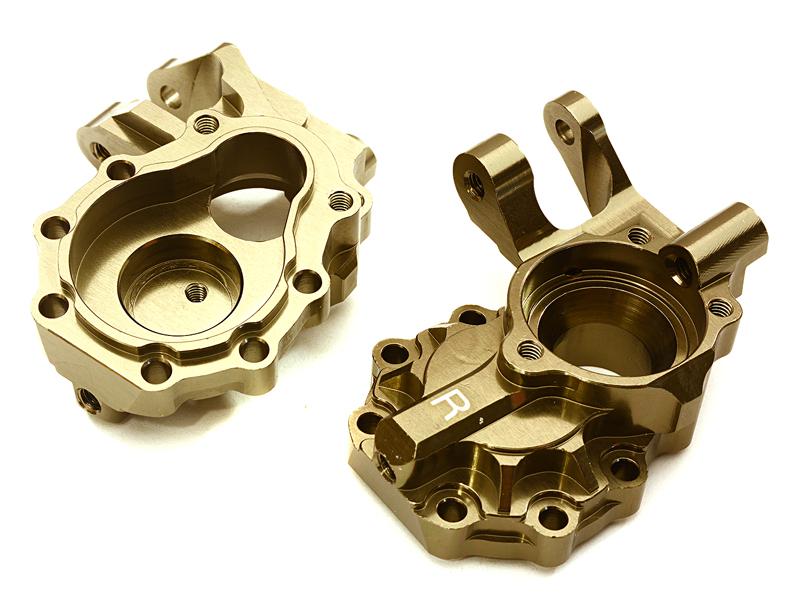 C27989GREY Machined Alloy Front Inner Portal Drive Housings for Traxxas TRX-4 Crawler - Image 1
