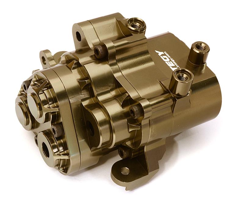 C27993GREY Billet Machined Center Gearbox Housings for Traxxas TRX-4 Scale & Trail Crawler - Image 1