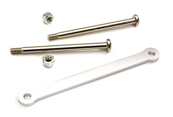 C27995SILVER Billet Machined Arm Brace for Traxxas 1/10 Bigfoot 2WD Monster Truck - Image 1