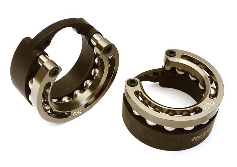 C27997GREY Billet Machined Counterweight (2) for Traxxas TRX-4 Scale & Trail Crawler - Image 1