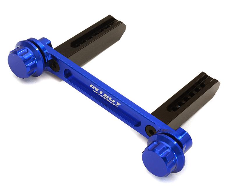 C27998BLUE Adjustable Front Body Mount & Post Set for Traxxas TRX-4 Scale & Trail Crawler - Image 1