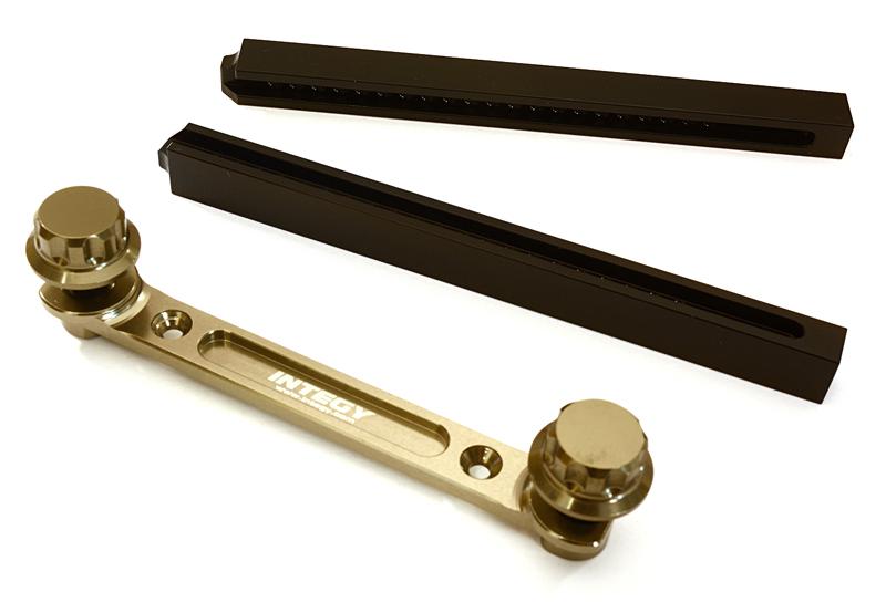 C27999GREY Adjustable Rear Body Mount & Post Set for Traxxas TRX-4 Scale & Trail Crawler - Image 1