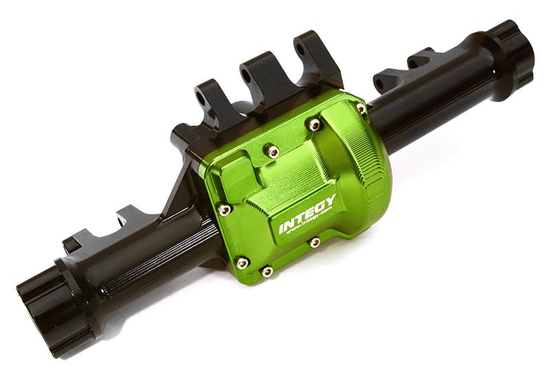 C28002GREEN Billet Machined Rear Axle Housing for Traxxas TRX-4 Scale & Trail Crawler - Image 1