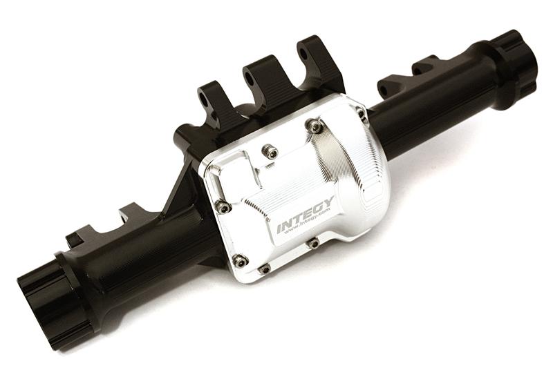 C28002SILVER Billet Machined Rear Axle Housing for Traxxas TRX-4 Scale & Trail Crawler - Image 1