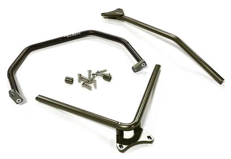 C28005GUN Machined Aluminum Alloy Inner Roll Cage for Traxxas 1/10 Slash 4X4 non-LCG(6808) - Image 1