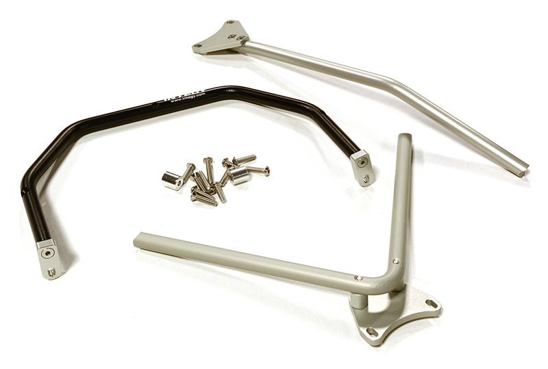 C28005SILVER Machined Aluminum Alloy Inner Roll Cage for Traxxas 1/10 Slash 4X4 non-LCG(6808) - Image 1