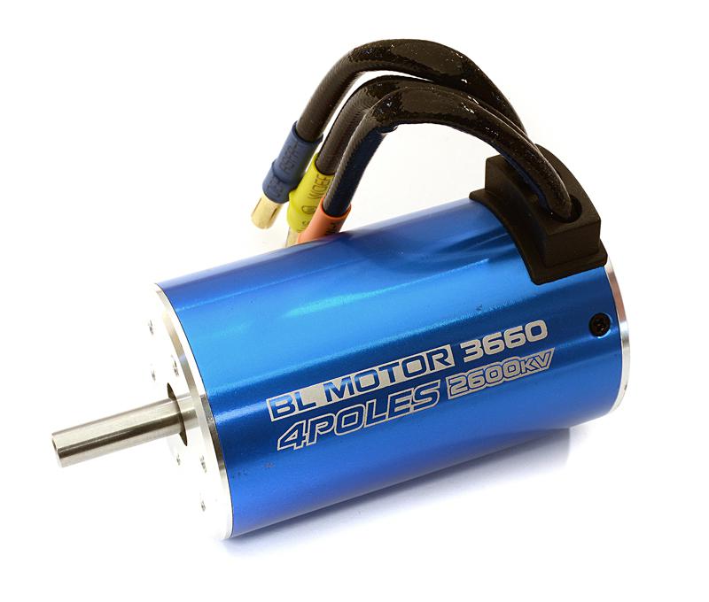 C28024 High Performance 4 Poles 2600kV Brushless Motor 3660 Size for 1/10 & 1/8 Scale - Image 1