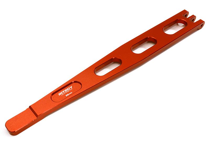 C28038RED Billet Machined Alloy Battery Plate for Traxxas 1/10 TRX-4 Crawler & 4-Tec 2.0 - Image 1