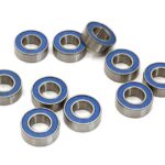 Low Friction Blue Rubber Sealed Ball Bearings (10) 7x14x5mm for RC Vehicles