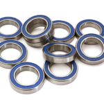Low Friction Blue Rubber Sealed Ball Bearings (10) 15x24x5mm for RC Vehicles
