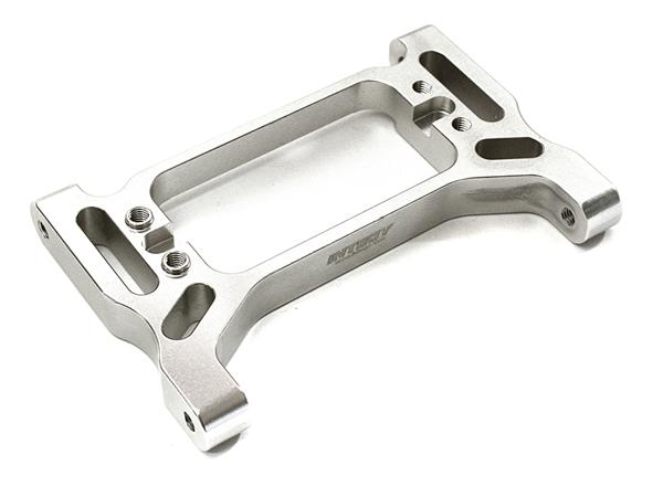 C28046SILVER Billet Alloy Front Steering Servo Mount for Traxxas TRX-4 Scale & Trail Crawler - Image 1