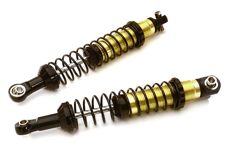C28051BLACK Billet Machined High Performance Shock (2) for Traxxas TRX-4 Scale Crawler - Image 1