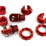 Billet Machined Anodized Shock Parts for Traxxas TRX-4 Scale & Trailer Crawler