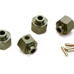 12mm Hex Wheel (4) Hub 8mm Thick for Axial 1/10 Wraith 2.2 & RR10 Bomber 4WD